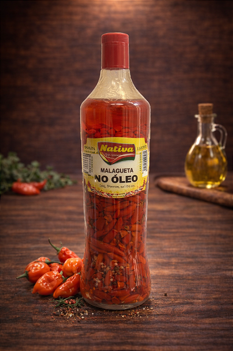MALAGUETA NO OLEO 450g NATIVA