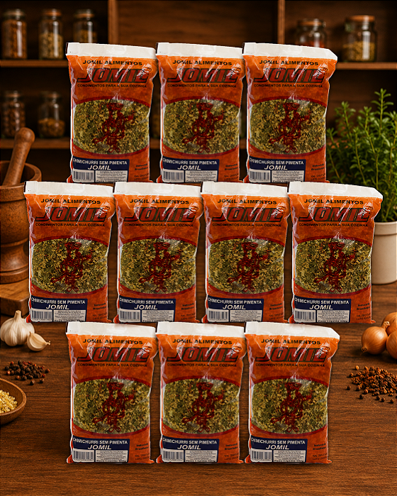 CHIMICHURRI SEM PIMENTA 500g - 10 UNIDADES