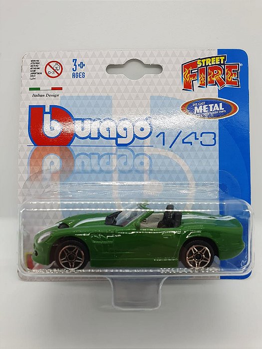 Miniatura Shelby Series One Verde - Escala 1/43 - Burago