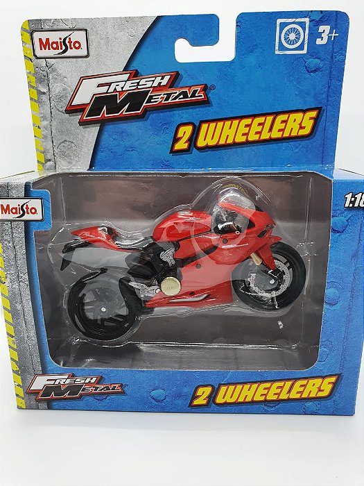 Miniatura Ducati 1199 Panigale - Escala 1/18 - Maisto Fresh Metal