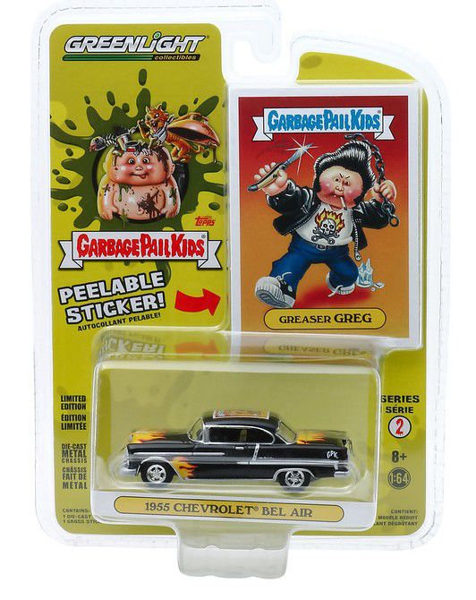 Miniatura Chevrolet Bel Air 1955 - Escala 1/64 - Greenlight Garbage Pail Kids 2