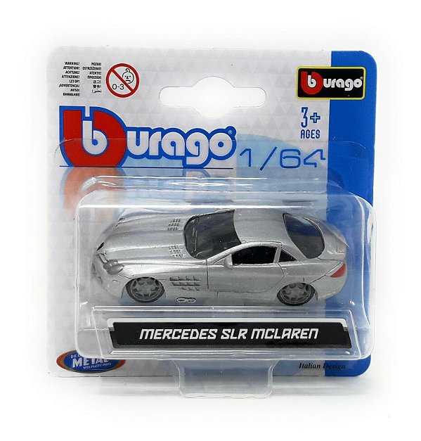 Miniatura Mercedes SLR Mclaren - Escala 1/64 - BBurago