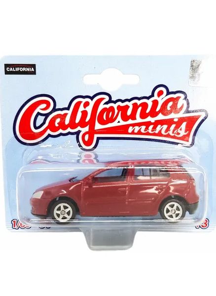 Miniatura Volkswagen Golf V - Escala 1/64 - California Minis