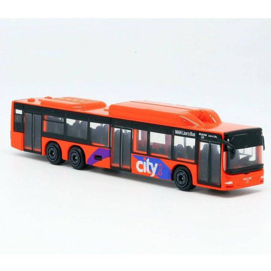 Miniatura Ônibus Man Lion's City C Laranja - Escala 1:110 - Majorette