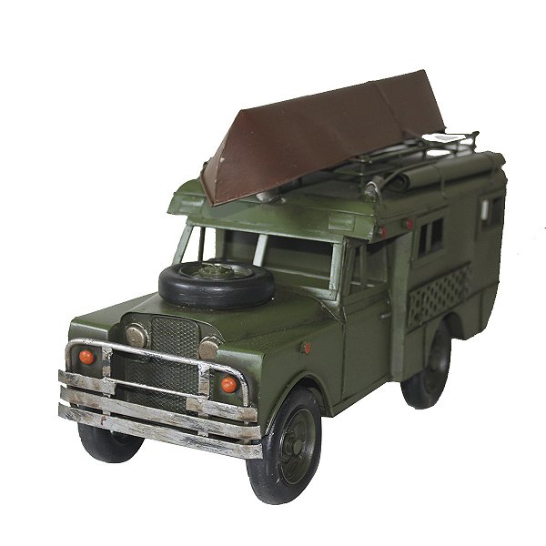 Miniatura Carro Militar Com Canoa Retrô Escala 1/18 Verito