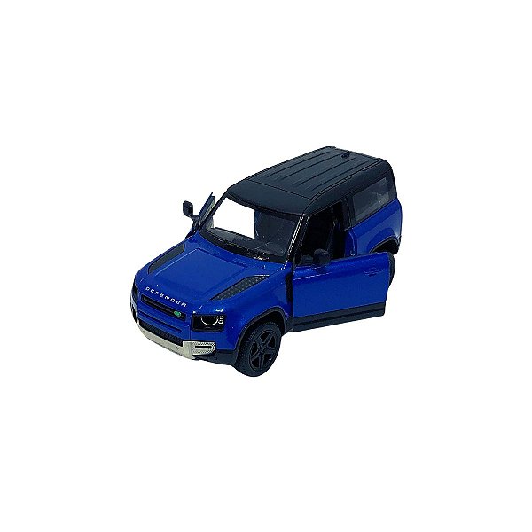 Miniatura Land Rover Defender 90 Azul Escala 1/36 Kinsmart
