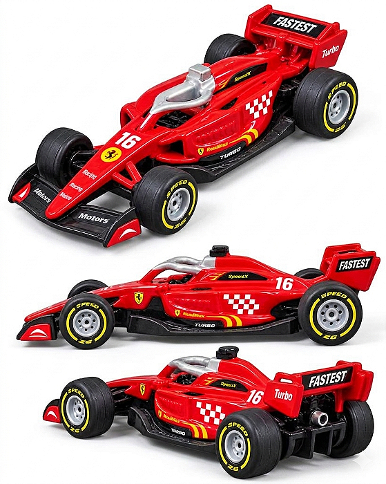 Miniatura Formula 1 em Metal - Escala 1/43 - Diversas Cores