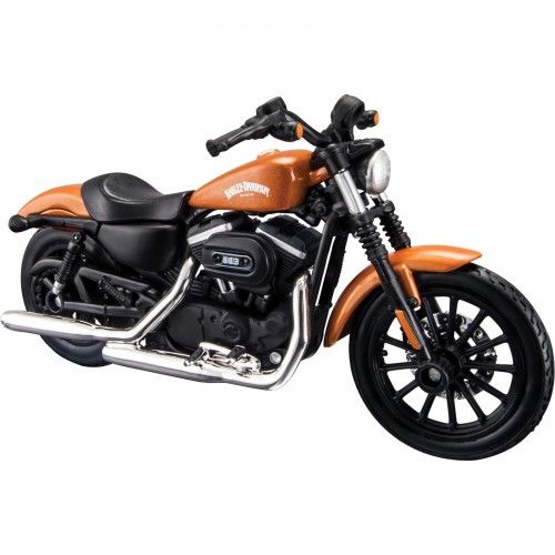 Miniatura Moto Harley Davidson Sportster Iron 883 2014 - Escala 1/18 - Maisto