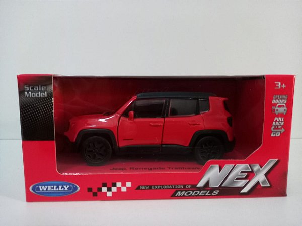 MINIATURA JEEP RENEGADE TRAILHAWK - ESCALA 1/43 - WELLY