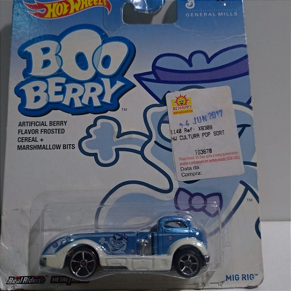 Miniatura Hot Wheels - Boo Berry - General Mills - Mig Rig