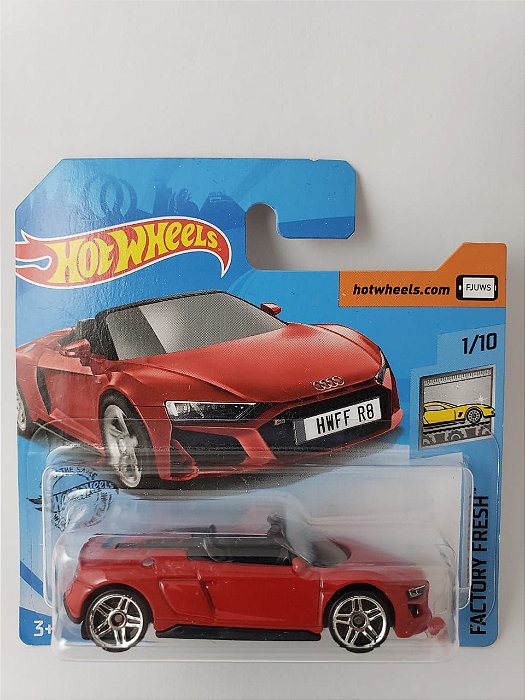 Miniatura Hot Wheels - Audi R8 Spyder 2019 - Factory Fresh