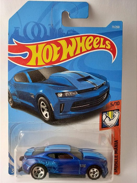 Miniatura Hot Wheels - Camaro Sopo SS 2018  - Muscle Mania