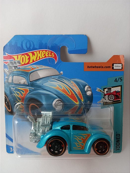 Miniatura Hot Wheels - Volkswagen Fusca Beetle - Tooned