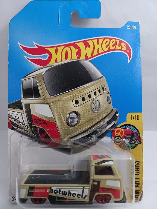 Miniatura Hot Wheels Volkswagen Kombi Pick Up T Hw Art Cars Minisclub