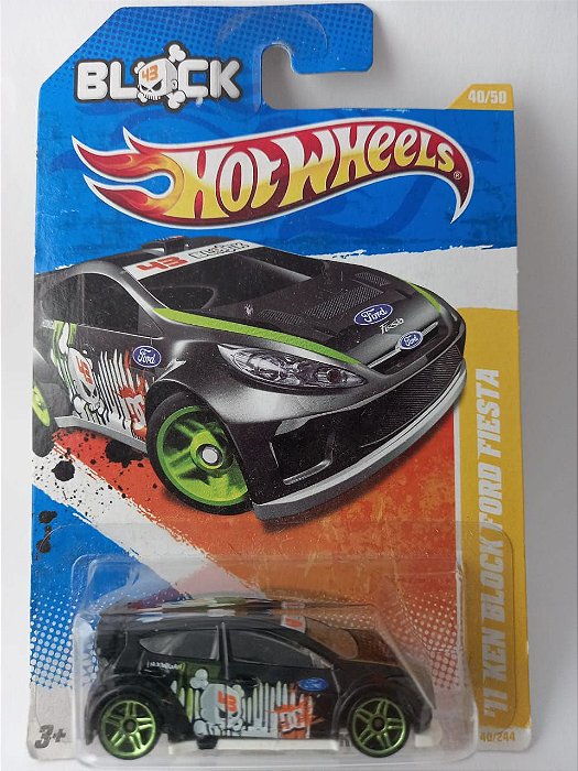 Miniatura Hot Wheels - Ford New Fiesta Block Ken 2011