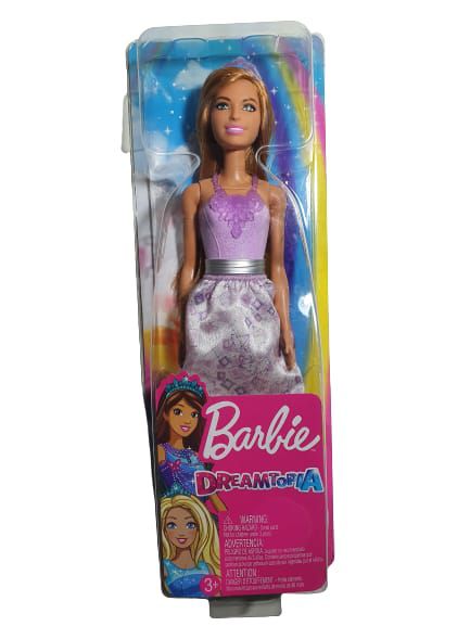 Boneca Barbie Menina Princesa Ruiva Dreamtopia Lilás Mattel