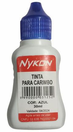 TINTA PARA CARIMBO DE COR AZUL 30ML