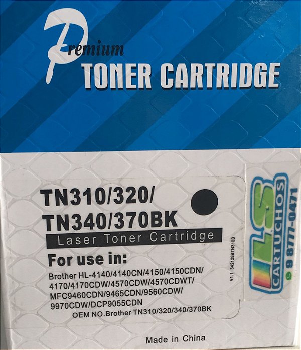 TONER COMPATIVEL (BROTHER) TN 310/320/340/370 BK