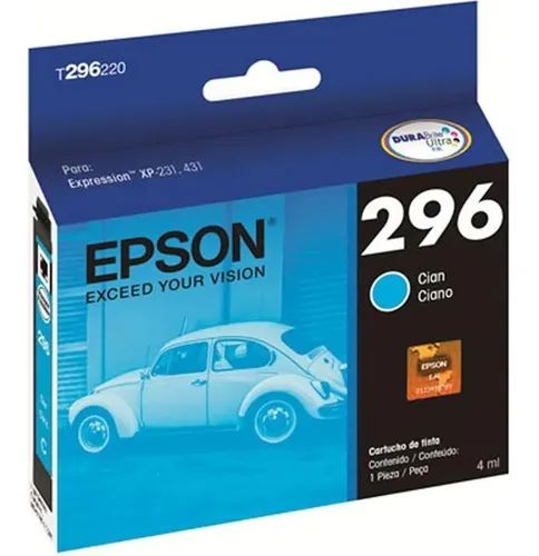 CARTUCHO EPSON CIANO 296