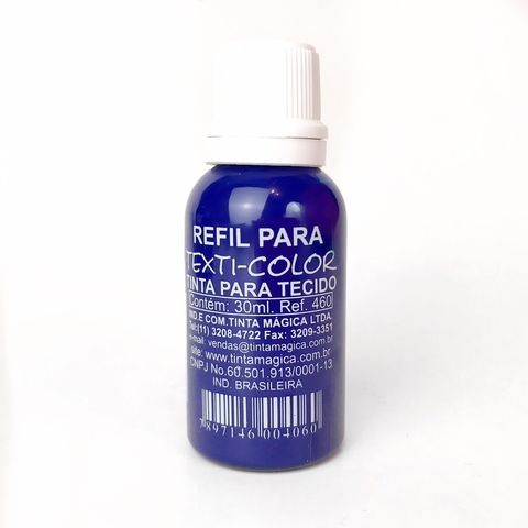 TINTA DE TECIDO PARA CARIMBO MAGIC PRETA, AZUL E ROSA KIT C/ 3