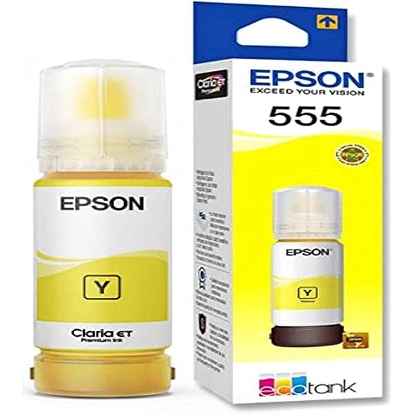 Refil epson 555 Amarelo (YELLOW) L8180 T555420-AL original