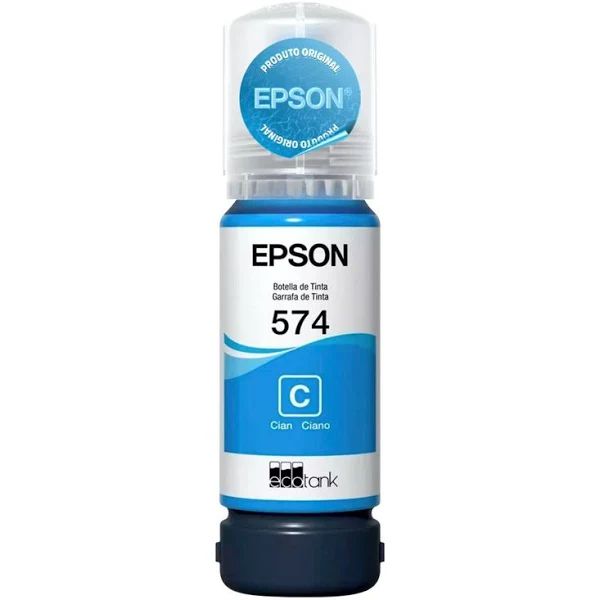 Tinta T574 Refil Ciano Original Epson L8050 L18050