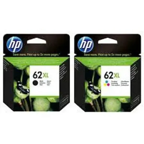 Kit Cartuchos Hp 62xl Preto E Color Officejet 200/250/258 originais
