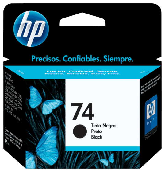 CARTUCHO HP 74 PRETO