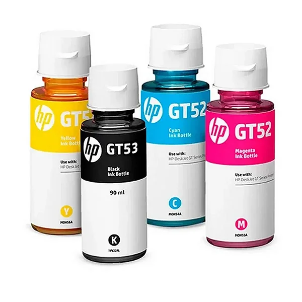 Kit Refil Tinta Para Hp Gt 5822 | Gt51 | Gt52 K C M Y Original