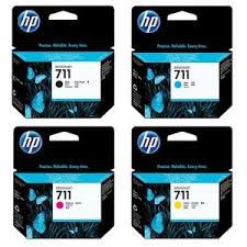 KIT CARTUCHO HP PLOTTER  711 ORIGINAL 4 CORES