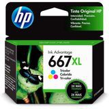 Cartucho HP 667XL Preto Original (3YM81AB) Para HP Deskjet 2376, 2774, 2776, 6476 CX 1 UN