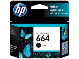 Cartuchos Para Hp 664 Preto Original F6v29ab