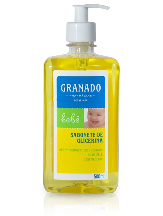 Sabonete Líquido Granado Glicerina Bebê Tradicional 500ml - 1541