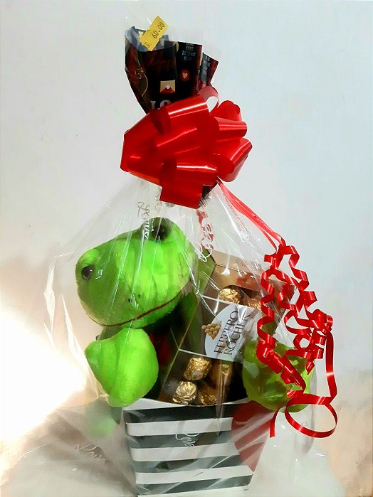 Sapinho com chocolate