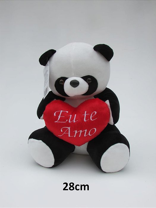 PANDA MÉDIO MÁCIO 28 CM, INMETRO