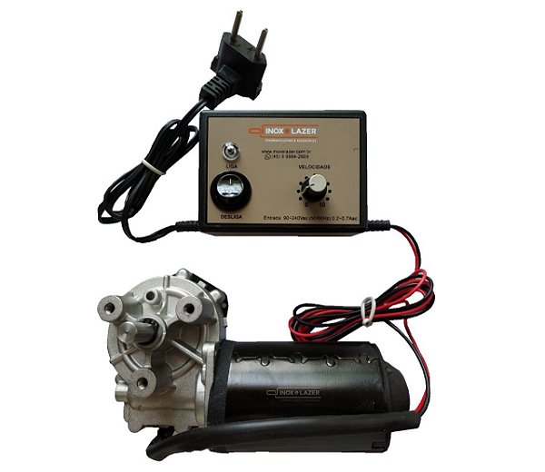 FONTE 12V E MOTOR MOTOREDUTOR