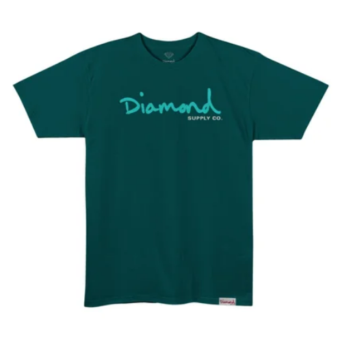 Camiseta Diamond Og Script Tee