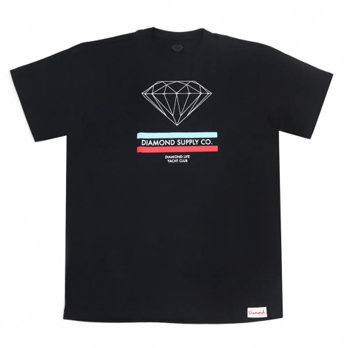 Camiseta Diamond Yacht Club Classic - Preto Camiseta