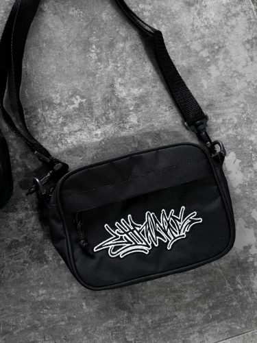 Shoulder Bag Chronic Tag Bordada - Preto