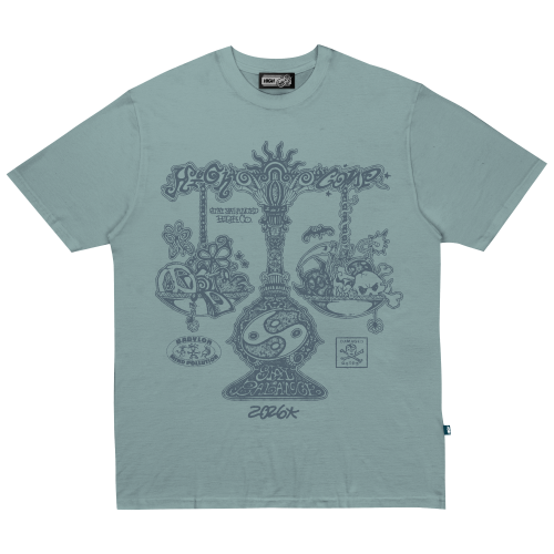camiseta high Tee Equilibrium Mist Blue