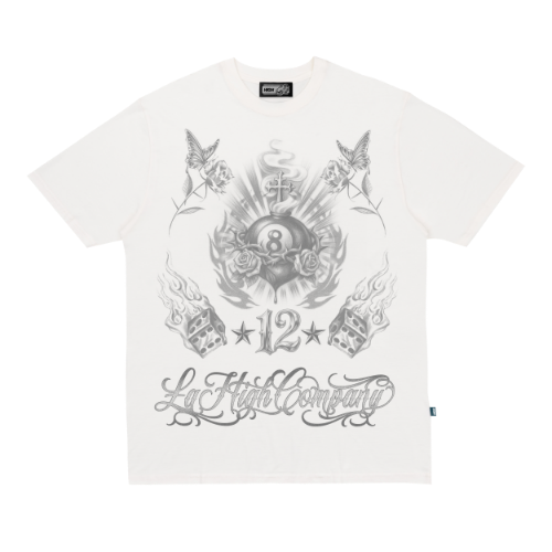 camiseta high Tee Luck White