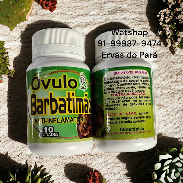 ÓVULOS DE BARBATIMAO 02 FRASCO