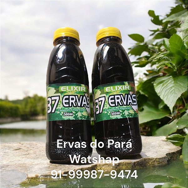 37 ERVAS GARRAFADAS 500 ML 02 UNIDADES
