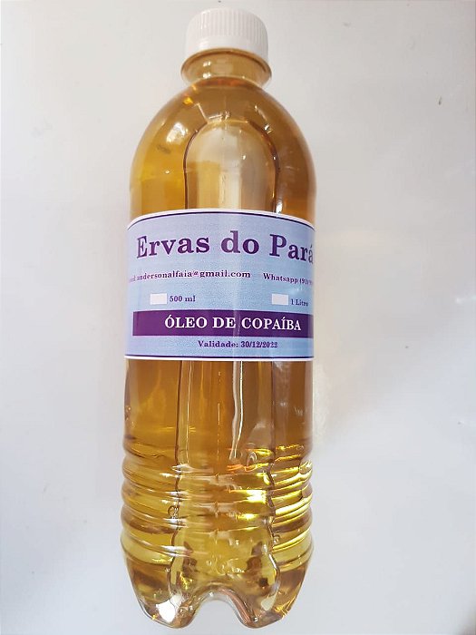 ÓLEO DE COPAIBA NATURAL  100%  500ML