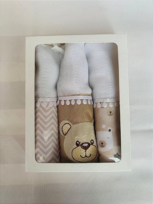 Babete / Paninho de Boca  - Clique para ver outras opções de bordados