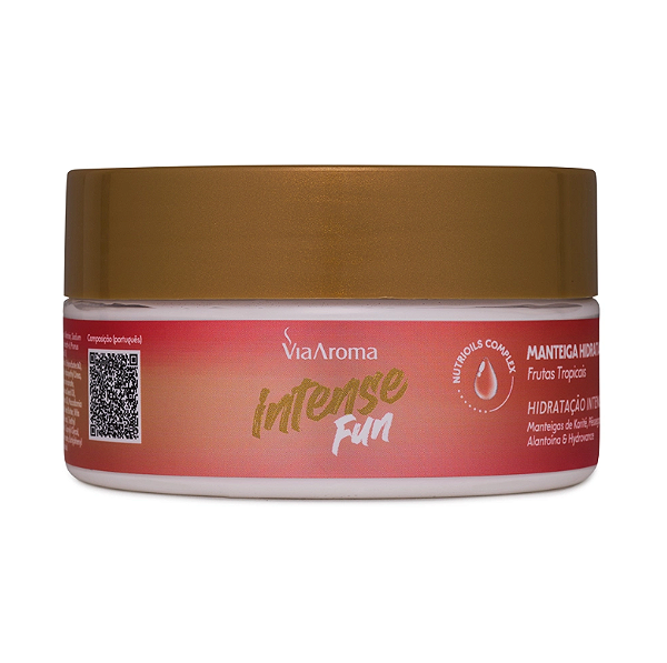 Manteiga Hidratante Desodorante Intense Fun Via Aroma - 200g