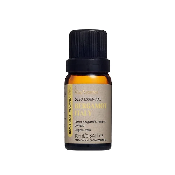 Óleo Essencial de Bergamota (Bergamot Italy) Via Aroma - 10ml