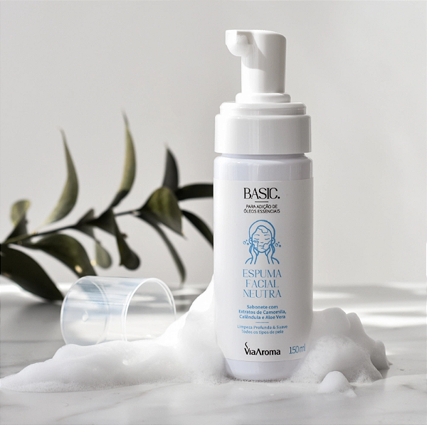 Espuma Facial Neutra Basic Via Aroma – 150ml