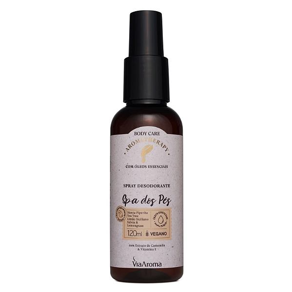 Spray Desodorante Spa dos Pés Aromatherapy Via Aroma - 120ml