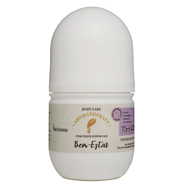 Desodorante Roll-on Bem-Estar Aromatherapy Via Aroma - 70ml